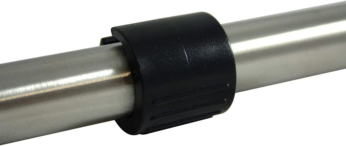 GleitGut 4 feltrini in plastica per tubi rotondi, per cantilever con e senza perni (28 – 30 mm senza tenoni)