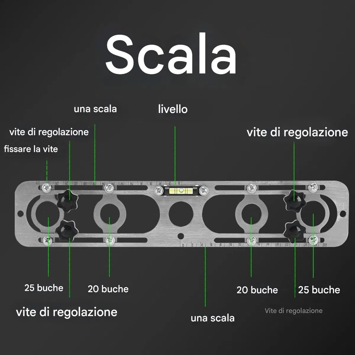 Strumento Livella Per Tubazioni Doccia - Strumento Di Livellamento Per Rubinetteria Idraulica | Supporto Regolabile Con Fissaggio, Design In Acciaio, Accessorio Utile Per Garage