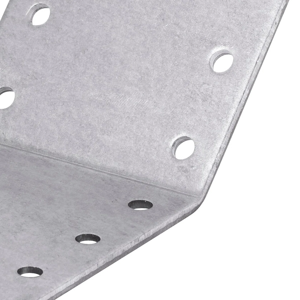 Parotec 10 Pezzi Angolare Metallico 135° per Edilizia Montaggio 70 x 70 x 55 x 2,5 mm Supporto Travi Pesante Angolo in Acciaio Zincato per Collegamenti Strutturali e Travetti
