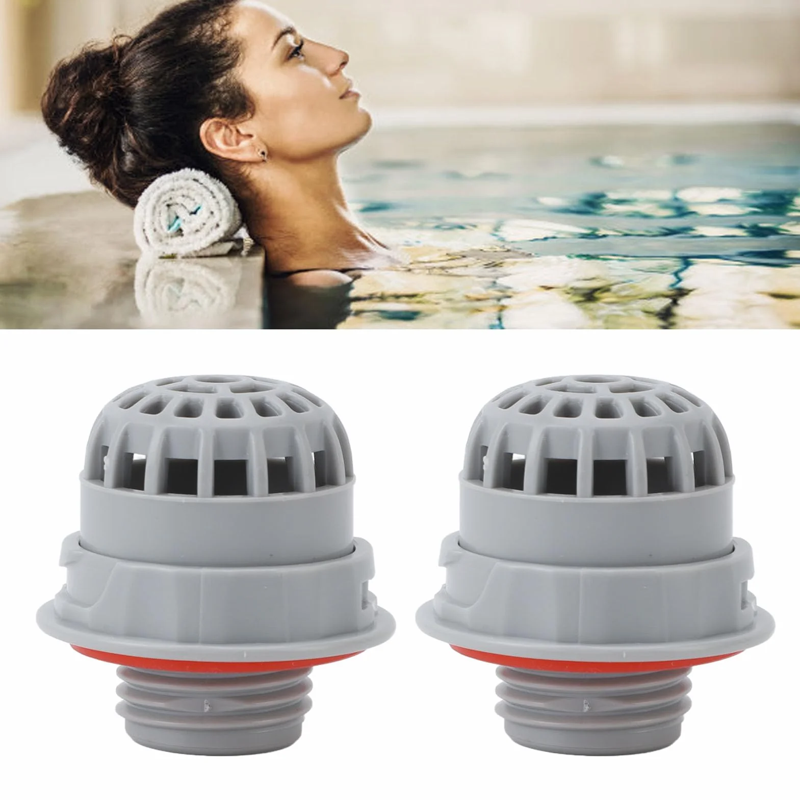 Cosiki Set di Filtri per Filtri Durevoli in PVC G3/4 con Filtro per Schermo Superiore per Materiali di Manutenzione in PVC