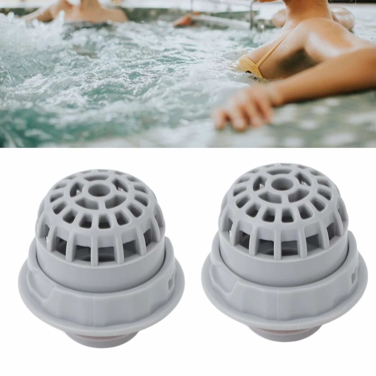 Cosiki Set di Filtri per Filtri Durevoli in PVC G3/4 con Filtro per Schermo Superiore per Materiali di Manutenzione in PVC