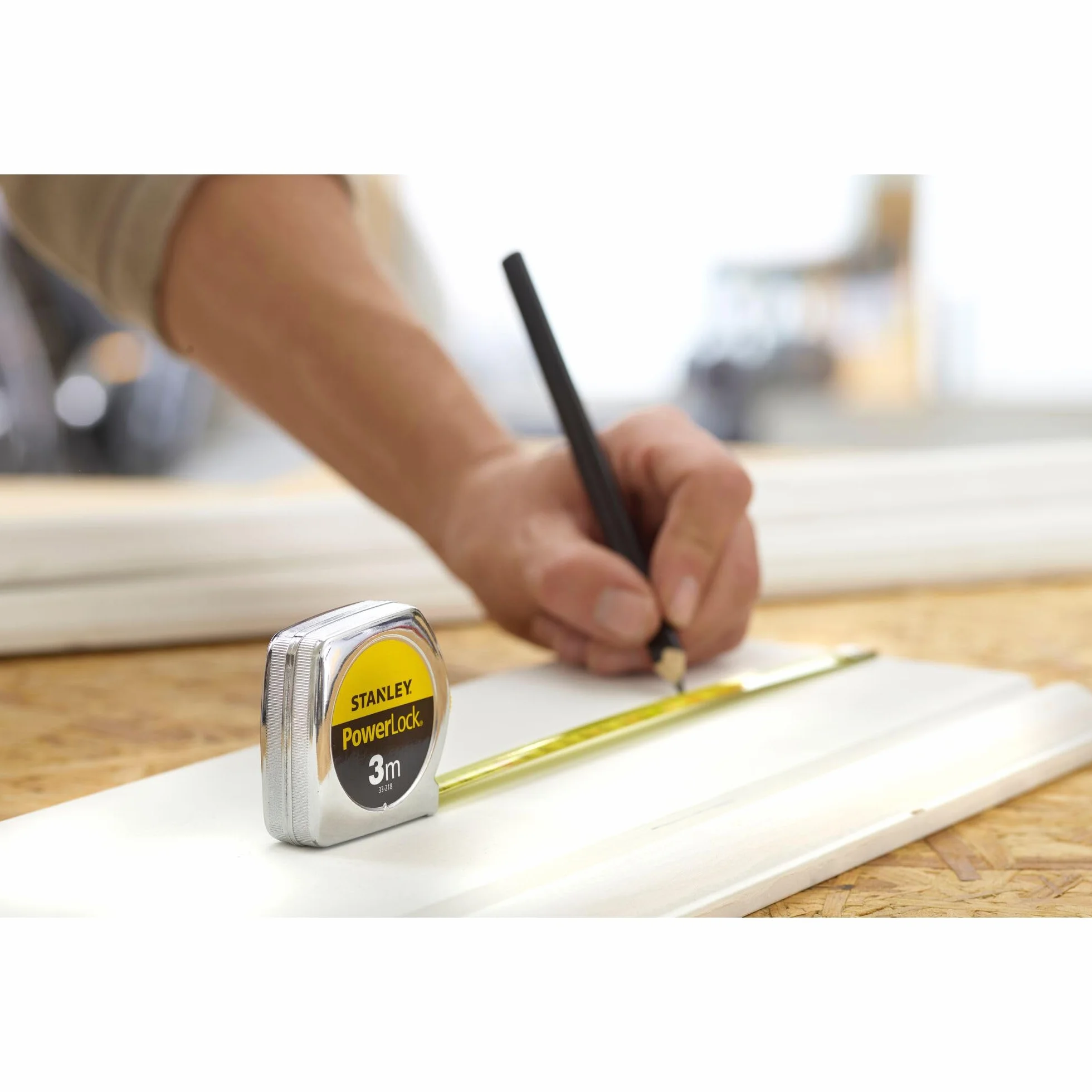 STANLEY 1-33-218 Flessometro Powerlock, 3 m x 12,7 mm