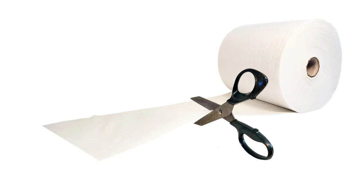 Geotessuto 110 g/m² per Impermeabilizzazione – Poliestere, 15 cm di larghezza – Vendita al metro – Rinforzo per Tetto, Terrazza, Fondamenta – Tessuto Non Tessuto Resistente ed Elastico