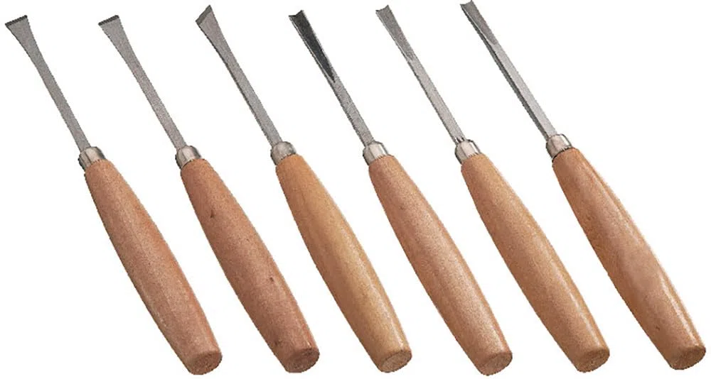 Valex Sgorbie per Legno Serie 6 Pezzi