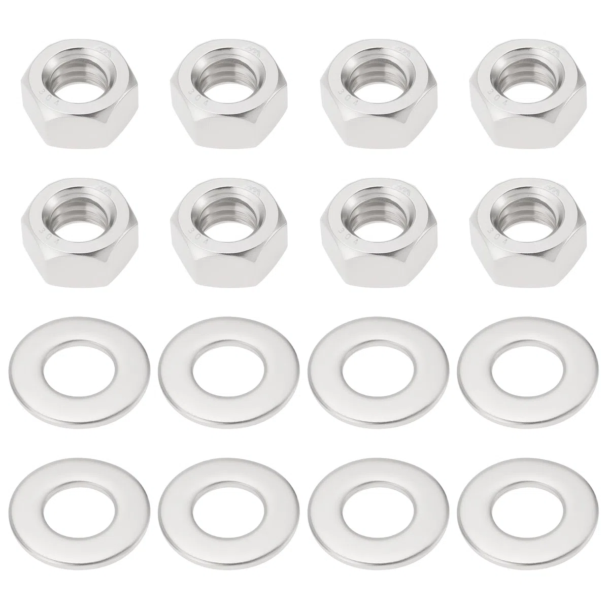 OTOTEC 20 Set BSF Rondella Dado 5/16 Rondella In Acciaio Inossidabile 304 Rondella Di Bloccaggio Bullone Compatibile Con Austin Seven Testata Mobili