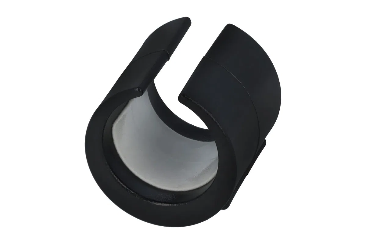 GleitGut 4 feltrini in plastica per tubi rotondi, per cantilever con e senza perni (28 – 30 mm senza tenoni)