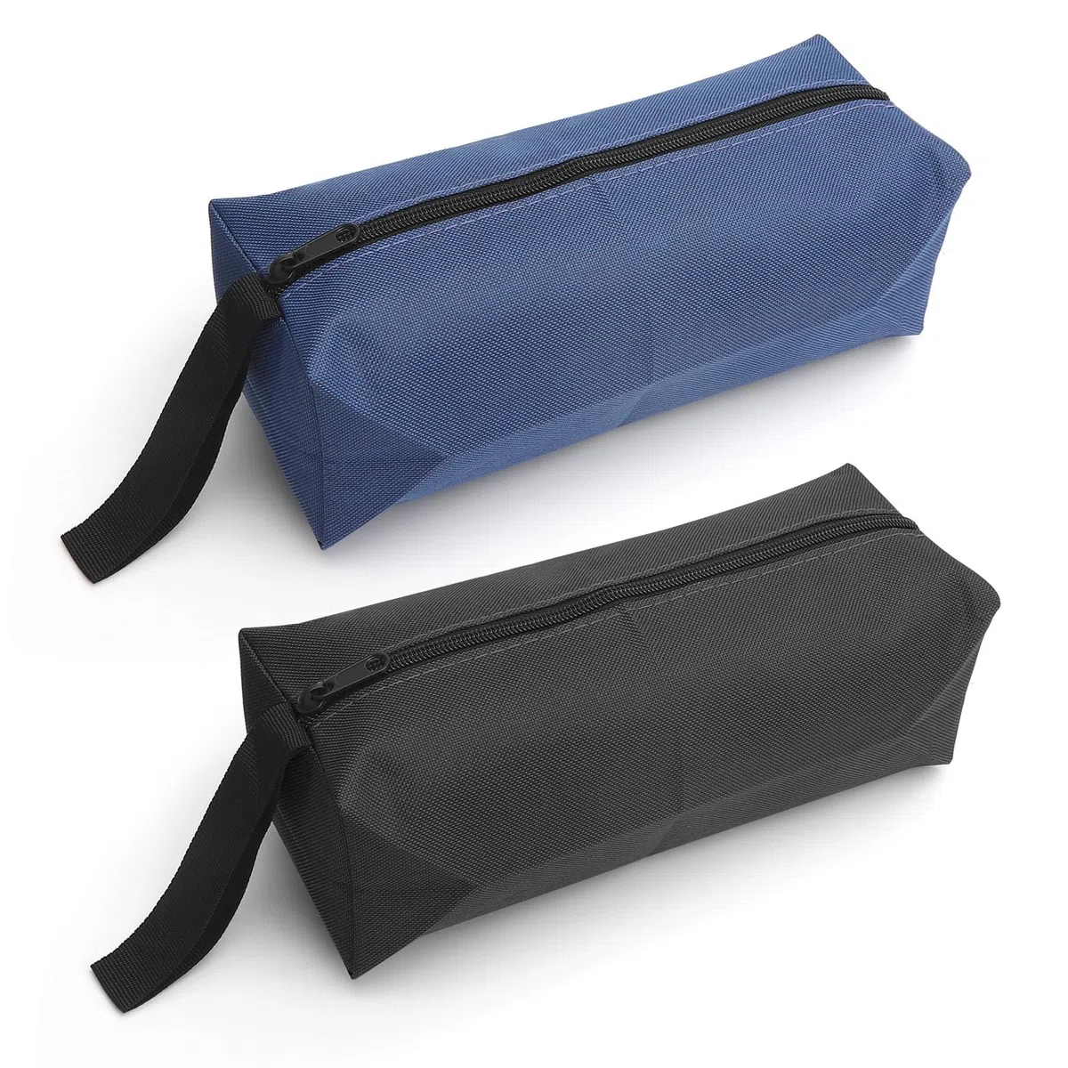 VOOSOT 2 pcs borsa porta attrezzi(25 x 9 x 8cm), porta attrezzi moto in poliestere 600D, custodia impermeabile con cerniera, borsa attrezzi lavorportatile per moto, elettricista, auto e casa