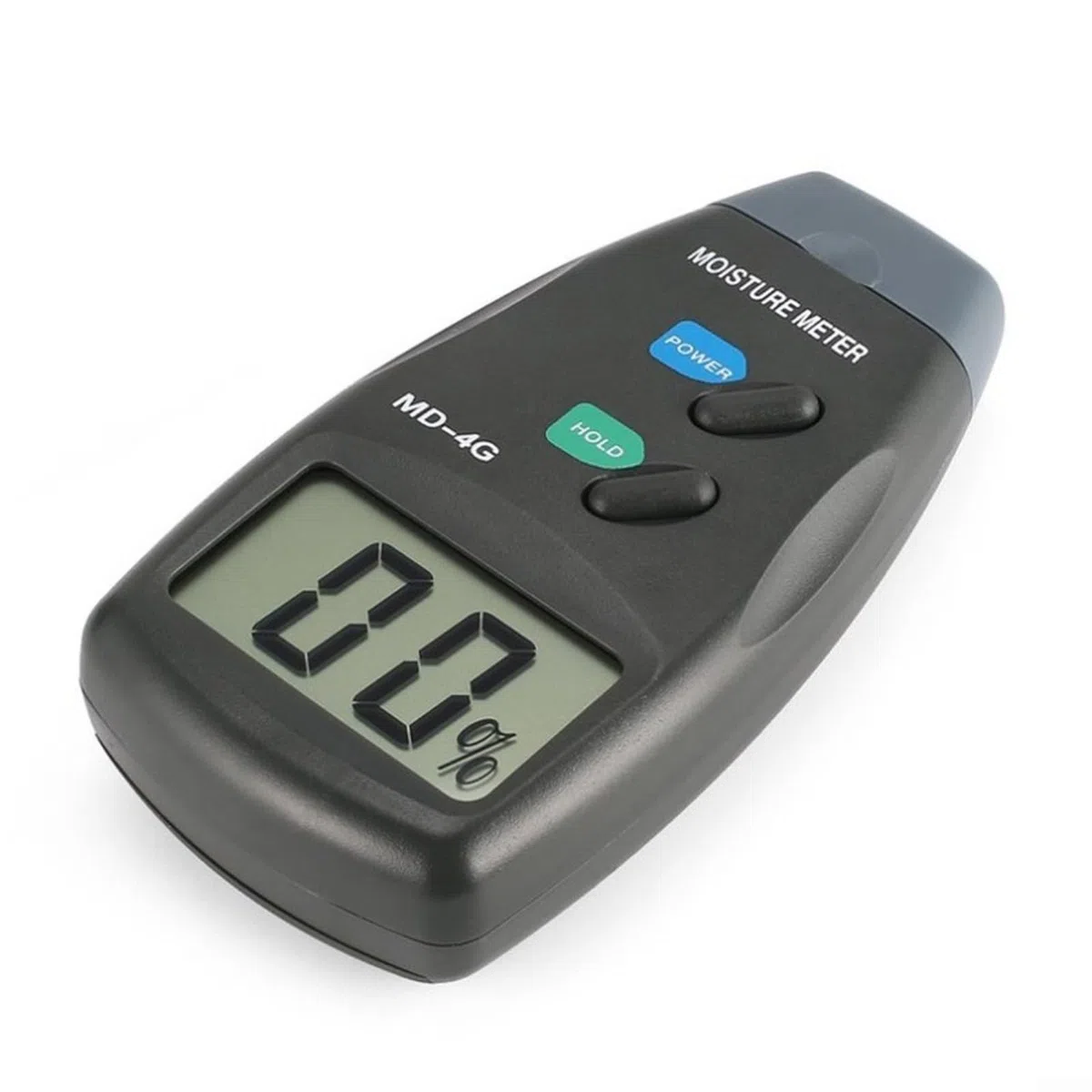 Misuratore di umidità digitale per legno MD-2G/MD-4G con display LCD, intervallo 5% -40% precisione ±1%, tester portatile di umidità per legno, tessuto, carta, erbe aromatiche, include custodia (MD-4G