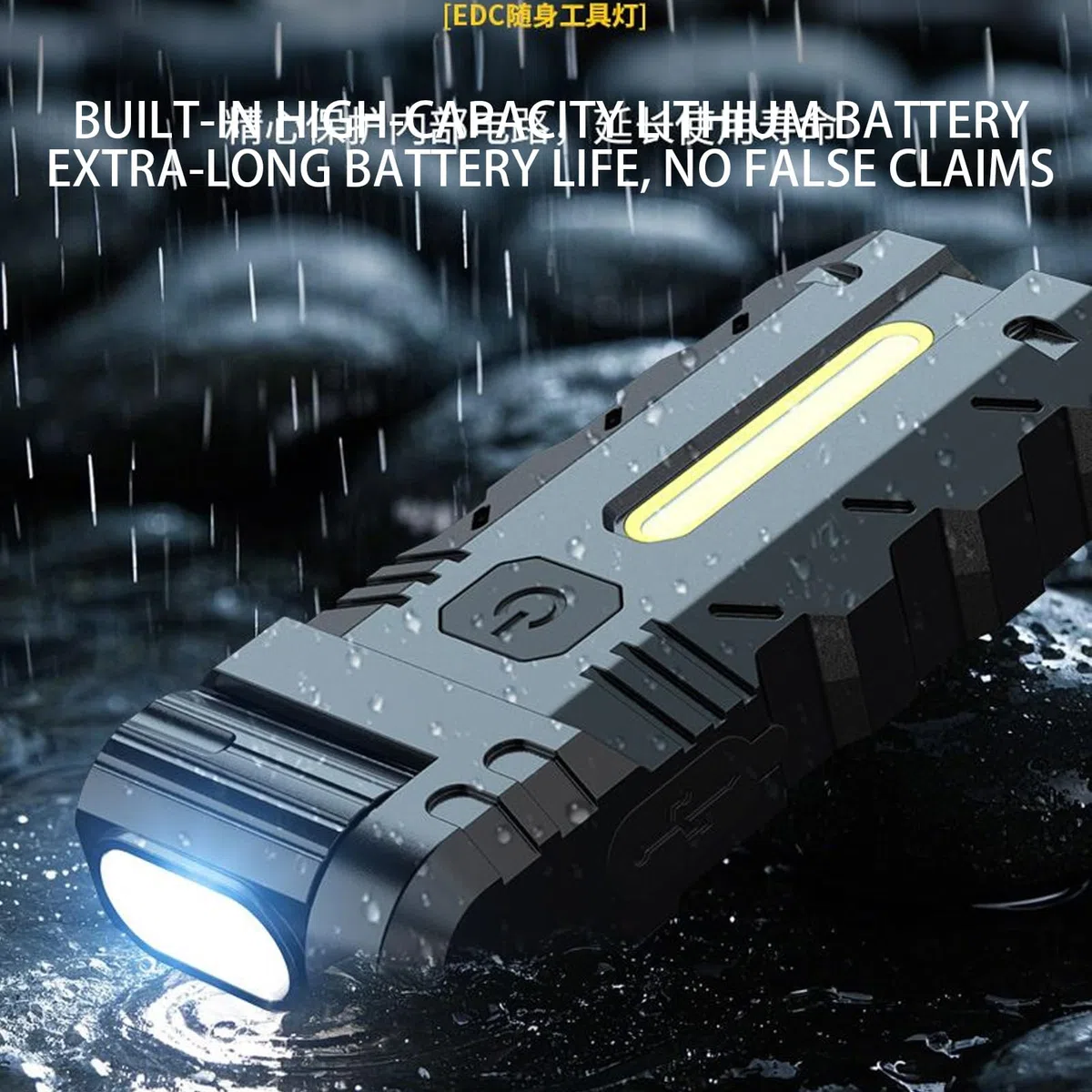 Mini torcia ricaricabile – Piccola torcia da lavoro | LED impermeabile magnetica luminosa mini torcia per riparazione auto sopravvivenza caccia lavoro notturno dormitorio escursionismo