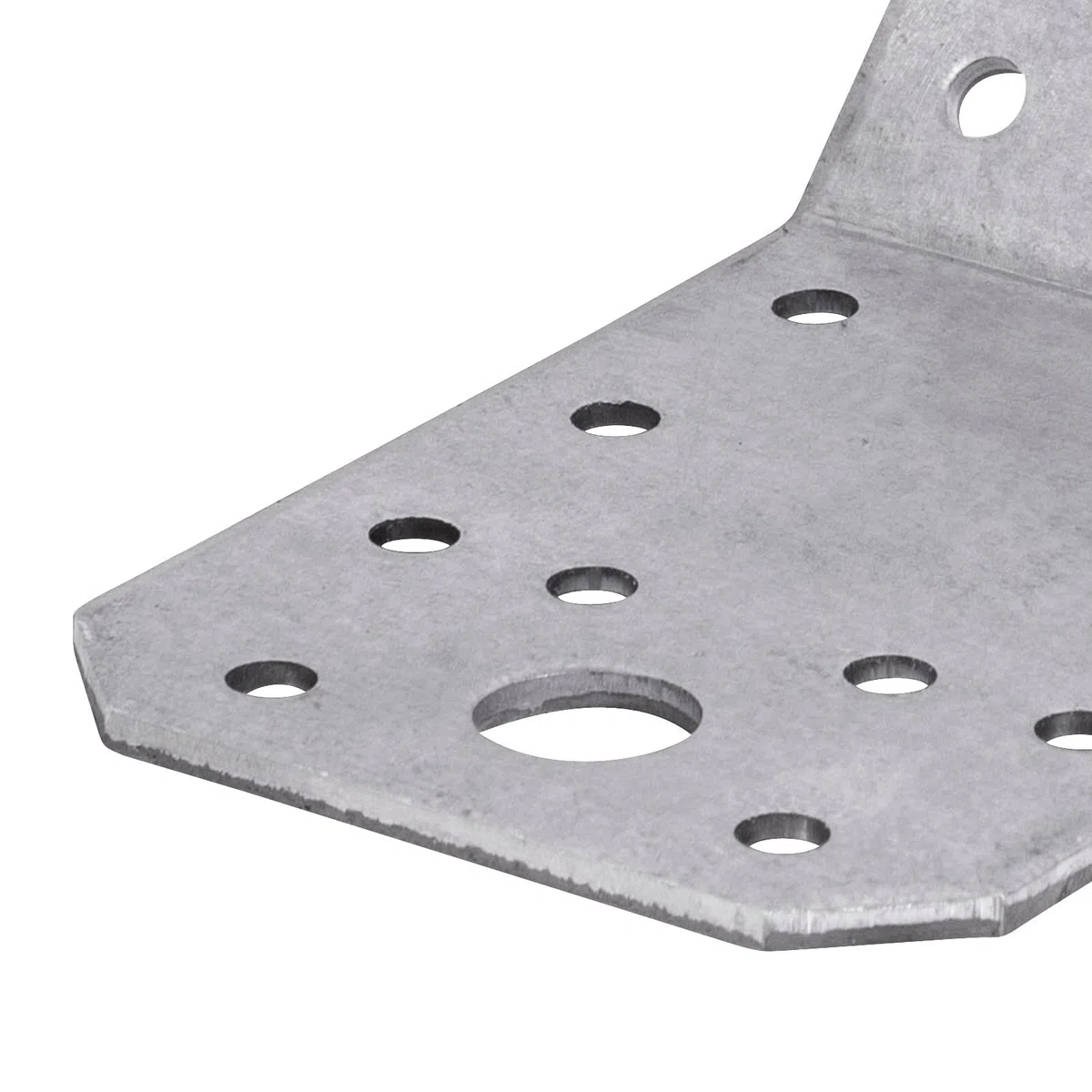 Parotec 10 Pezzi Angolare Metallico 135° per Edilizia Montaggio 70 x 70 x 55 x 2,5 mm Supporto Travi Pesante Angolo in Acciaio Zincato per Collegamenti Strutturali e Travetti