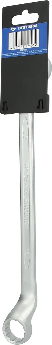 BRILLIANT TOOLS BT012908 Chiave poligonale doppia, curvata, 21 x 23 mm [Powered by KS TOOLS]