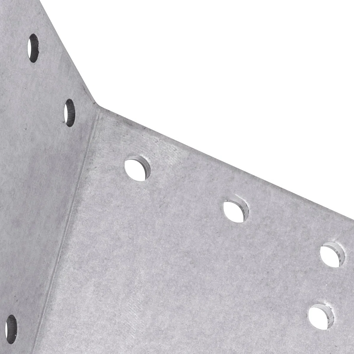 Parotec 10 Pezzi Angolare Metallico 135° per Edilizia Montaggio 70 x 70 x 55 x 2,5 mm Supporto Travi Pesante Angolo in Acciaio Zincato per Collegamenti Strutturali e Travetti