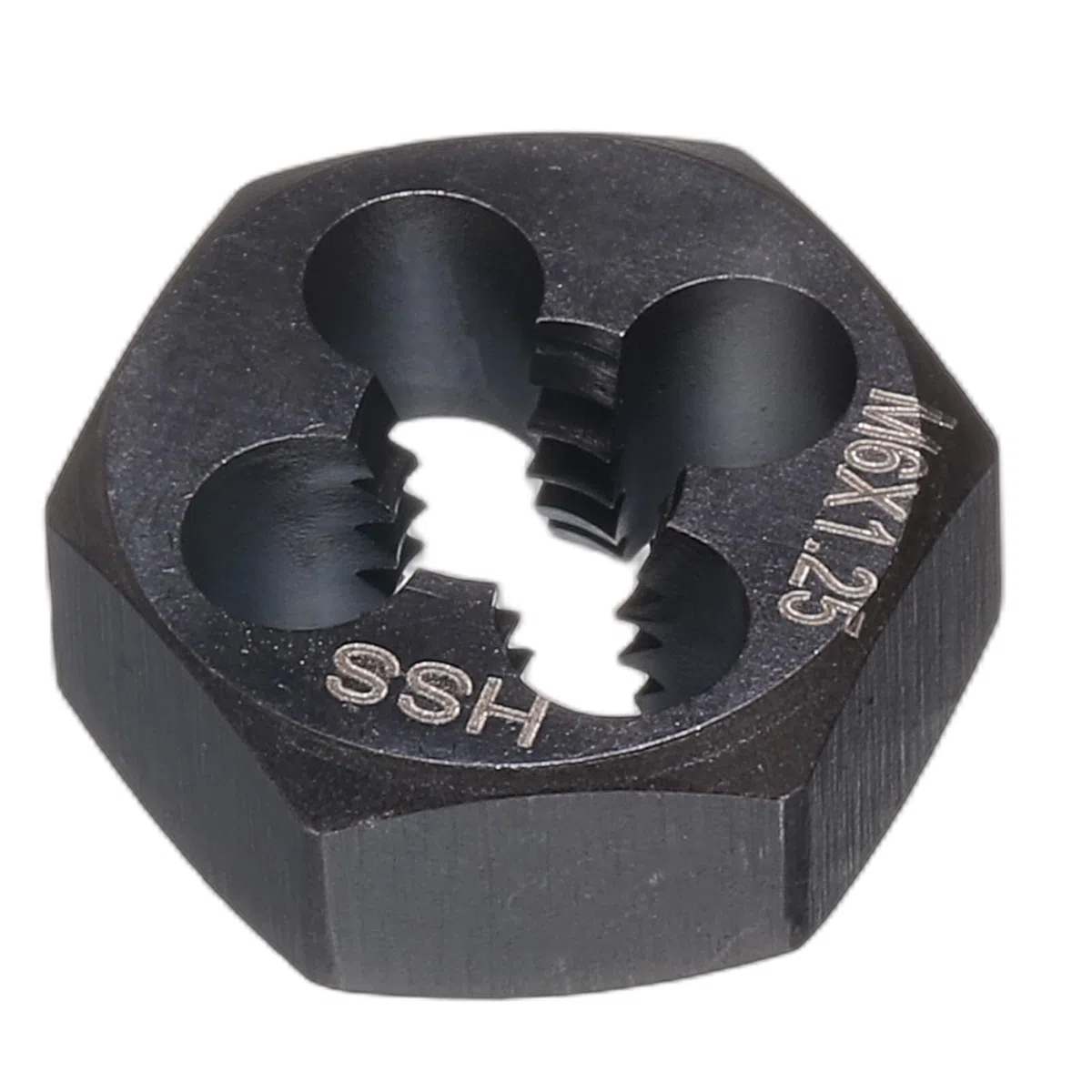 QUARKZMAN Riga Dies Esagonali Filettatura M6 X 1.25 Metrica Destrorsa Acciaio Rapido Fissa Utensile Riparazione Taglio Filettatura Rilettatura