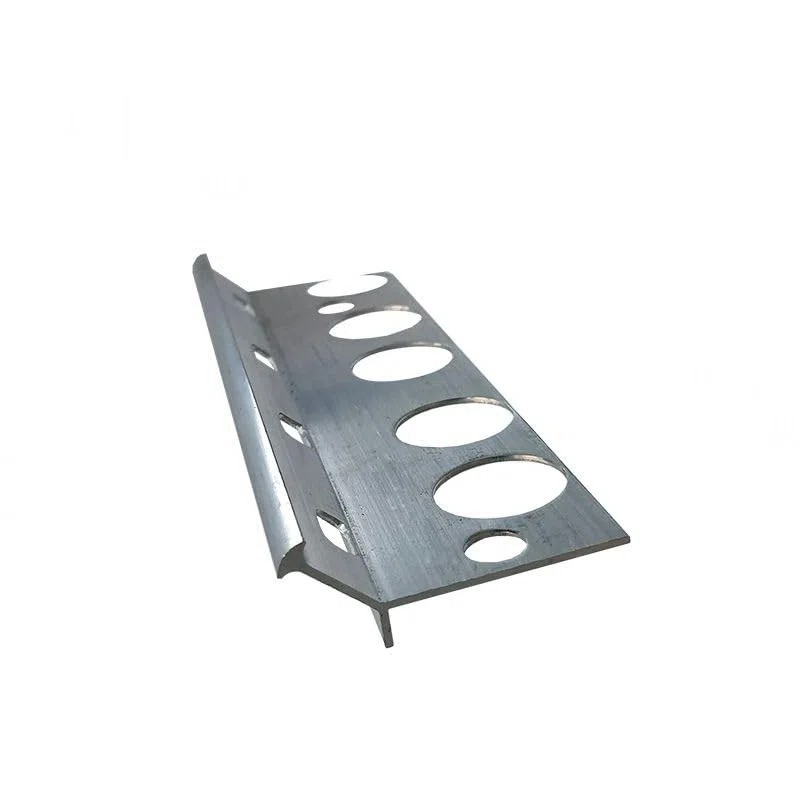 Renoplast® V Profilo gradino in alluminio per pavimenti in resina | 200 cm Alluminio | Profilo bordo gradino | Profilo angolare in alluminio | Profilo gradino per piastrelle
