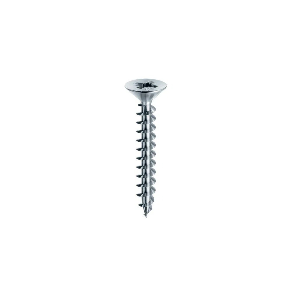 Mustad 97021 Vite Panel-Vit Chromiting Testa Piana, mm: 2.5 x 18, 500 Pezzi