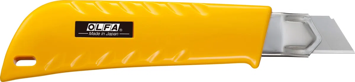 OLFA 5003 L-1 - Coltello multiuso resistente con blocco a cricchetto, 18 mm
