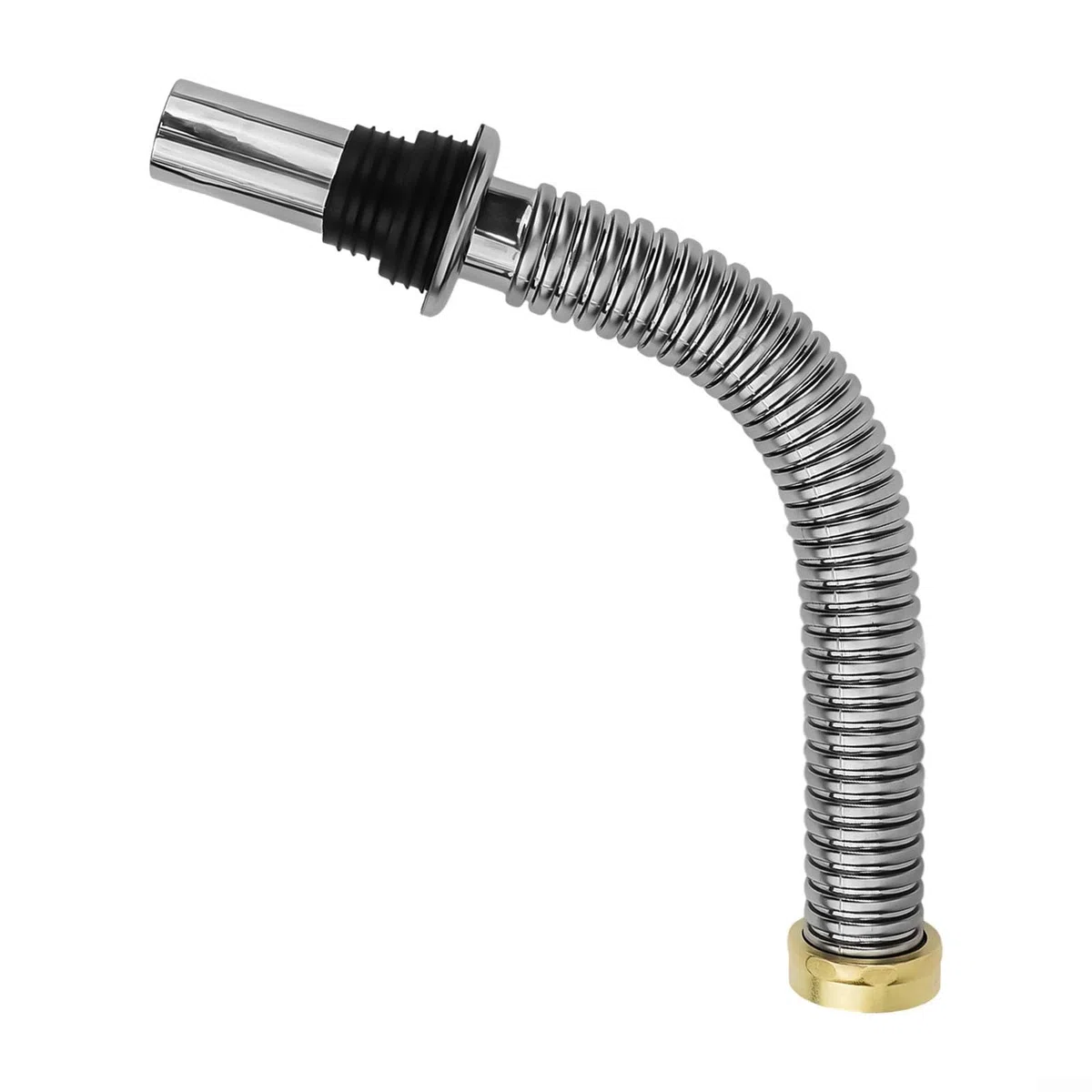 Tubo di scarico per lavello in acciaio , pieghevole e resistente al calore, lunghezza 40 cm/60 cm (40 cm)