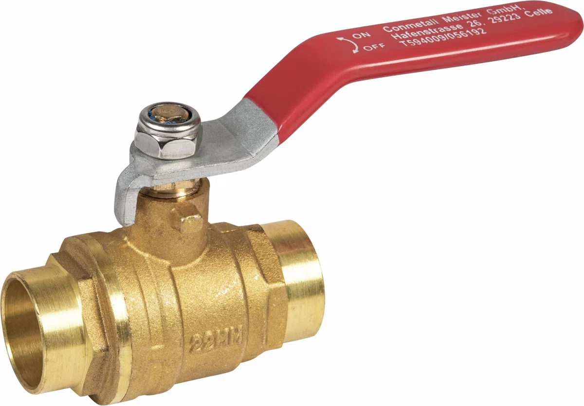 CORNAT T594009 - Rubinetto a sfera saldato, 22 mm