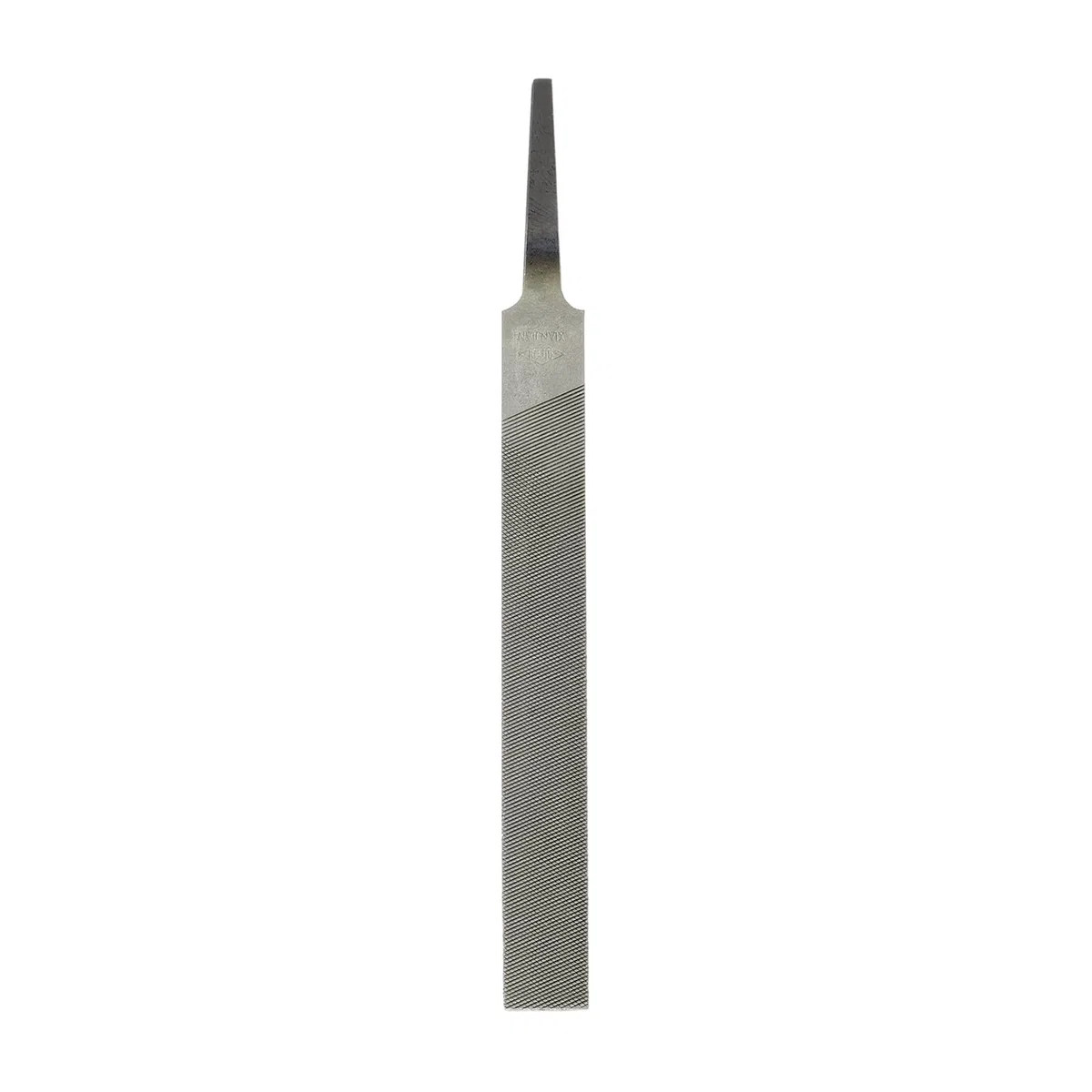 QUARKZMAN Lima Piatta A Dente Medio Taglio Doppio 4" Acciaio Alto Carbonio Senza Manico Per Sbavatura Metallo Legno