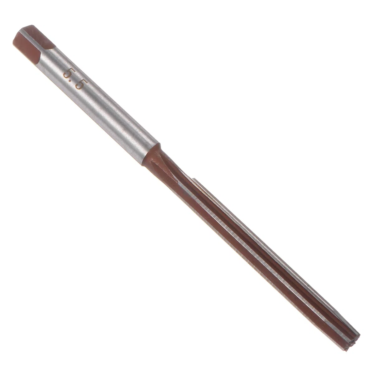 QUARKZMAN Alesatore Manuale 5,5mm Acciaio per Utensili in Lega H8 6 Fresa a Mano con Scanalature Dritte Punta Trapano Metrica per Alesatura Metallo