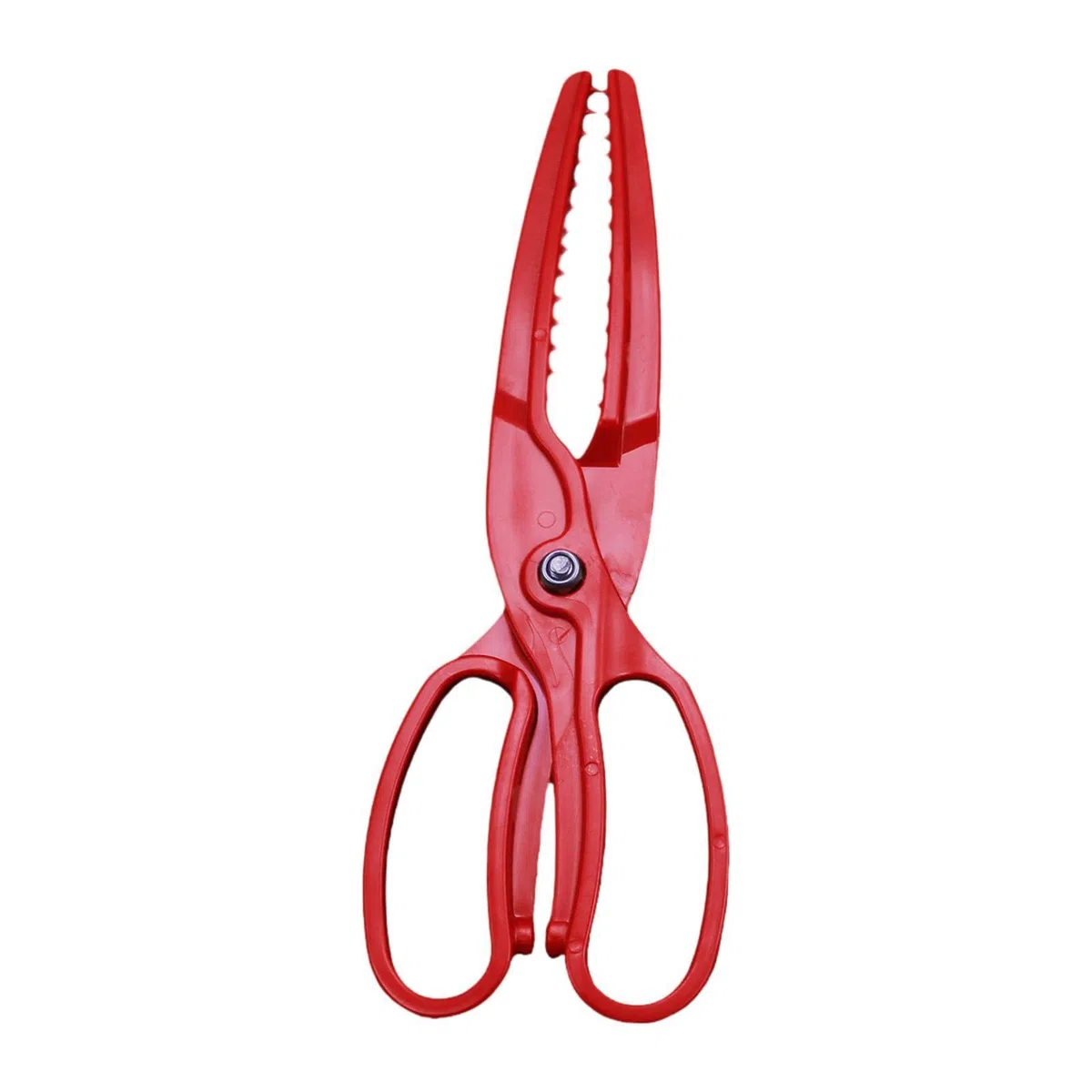 Pinza per Afferrare I Pesci, Accessorio Portatile Multifunzionale Antiscivolo, Rosso