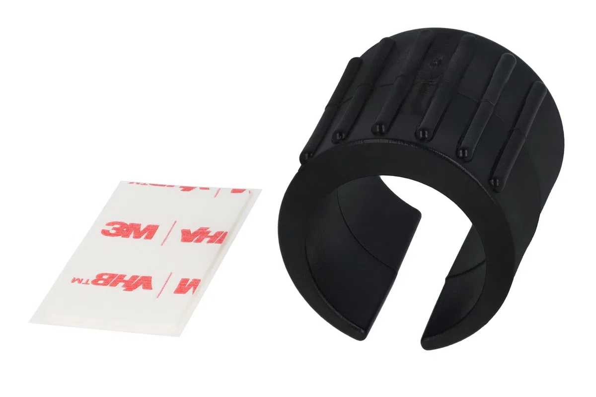GleitGut 4 feltrini in plastica per tubi rotondi, per cantilever con e senza perni (28 – 30 mm senza tenoni)
